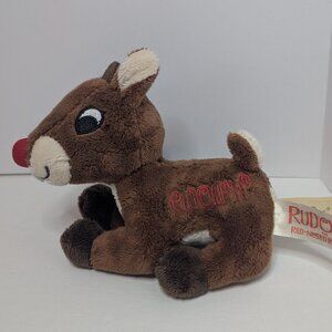 Genuine Dan Dee  "Baby" Rudolph the Red Nosed Reindeer Singing Plush Toy
